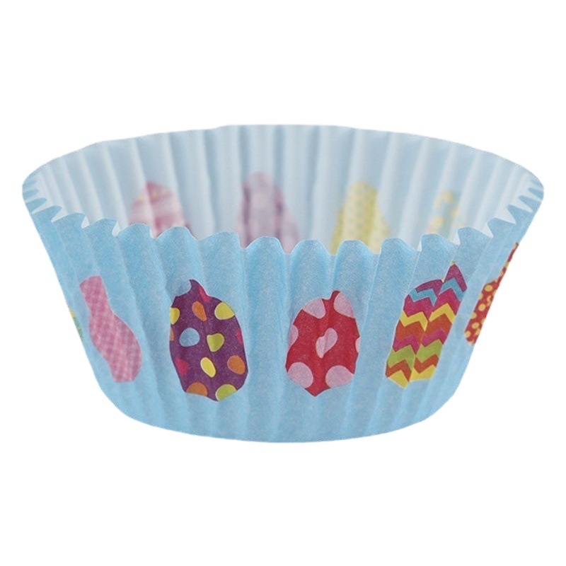 Máquina de impresión en color de taza de papel de pastel transfronterizo Taza de pastel desechable a prueba de aceite Taza de pastel de postre titular de papel