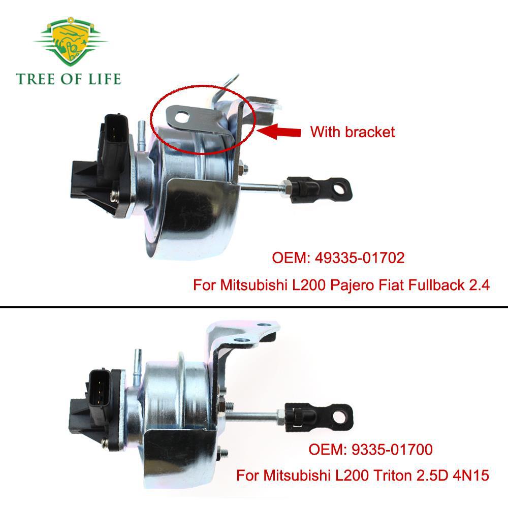 Válvula de Derivación del Actuador de Turbocompresor 49355-01702 Con Soporte para Mitsubishi L200 Triton