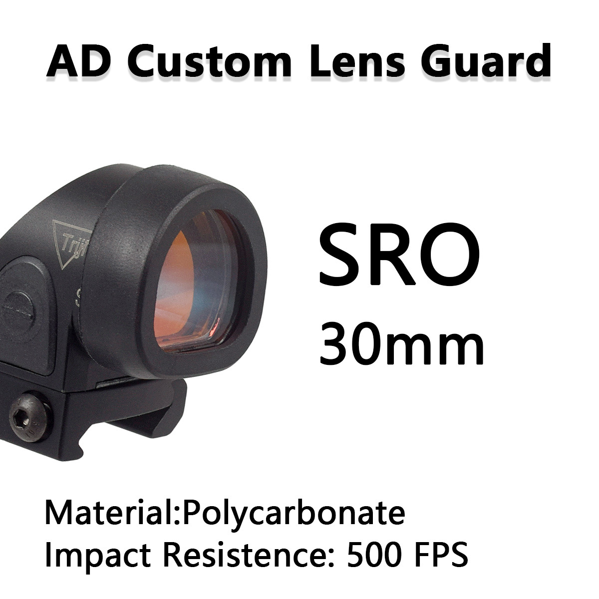 T1 / M300 / M600V / TLR - 1 / SRO / MRO Lámpara 26mm / 28mm Lámpara / cubierta de protección de punto rojo