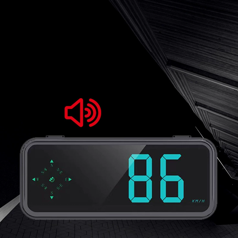 Новый цветной автомобильный HUD (проекция на лобовое стекло), электронный голосовой предупредитель типа «собака», GPS-компас, спидометр