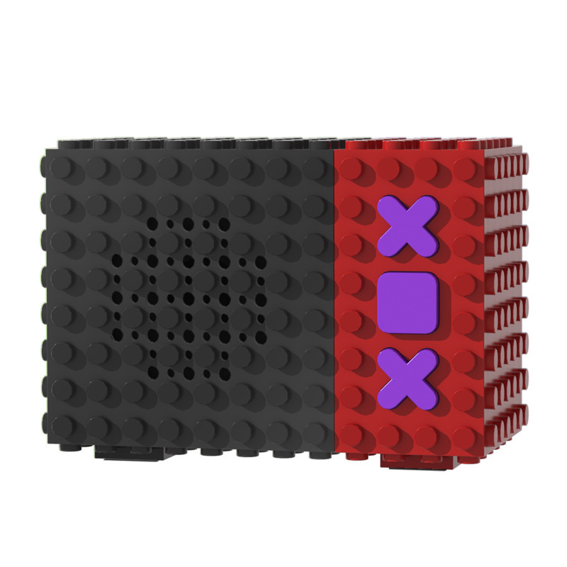 レゴブロックと互換性のあるBluetoothスピーカー子供用DIY教育玩具小型オーディオデスクトップ装飾品学生ギフトバッチ|undefined