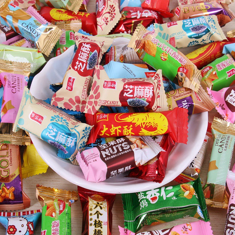 Boutique Halva Halva candy Prawns Peanut Brittle Candy Special purchases for the Spring Festival wholesale 100g-2.5kg