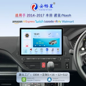 13 düym 2014-2017 Toyota Noah Android ekran, Carplay naviqasiya, 360 panoram