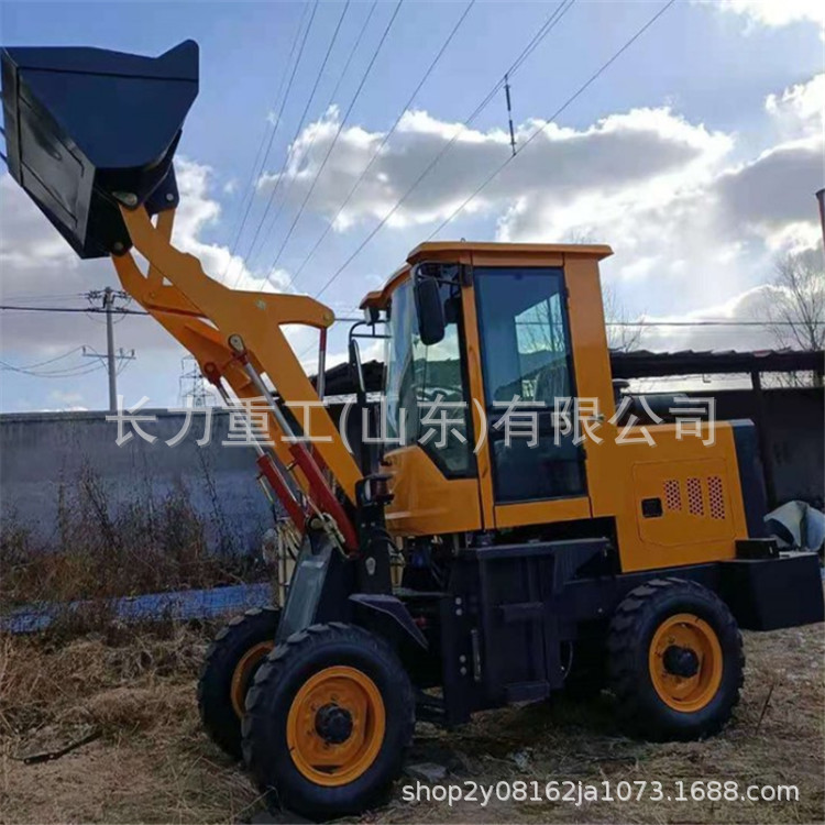 济宁长力销售18马力柴油四驱装载机 家用小铲车现货供应