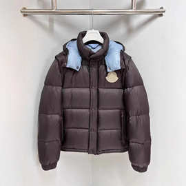 跨境高品质蒙家2025新款Cyclone羽绒服夹克外套时尚百搭男女同款