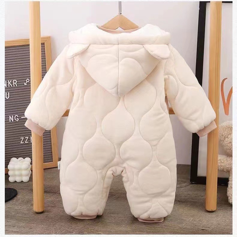 Ropa de bebé, ropa de invierno, ropa de una pieza para recién nacidos, ropa de salida para bebés para hombres y mujeres, mampara, ropa de abrazo, engrosamiento, otoño e invierno