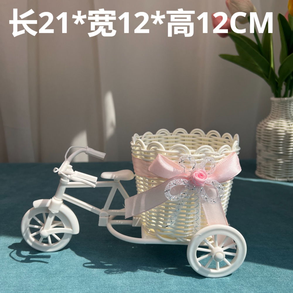 Cesta Decorativa con Forma de Triciclo con Borde Ondulado para Oficina y Dormitorio image 9