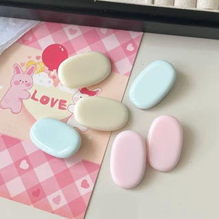 夏季洞洞鞋树脂贴片 纯色椭圆片冰箱贴发饰手机壳贴i