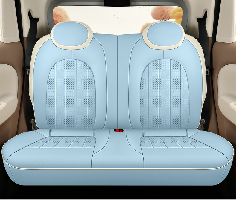 2025 four-generation Wuling Hongguang mini special car seat cover four-door fully enclosed cartoon leather seat cover
