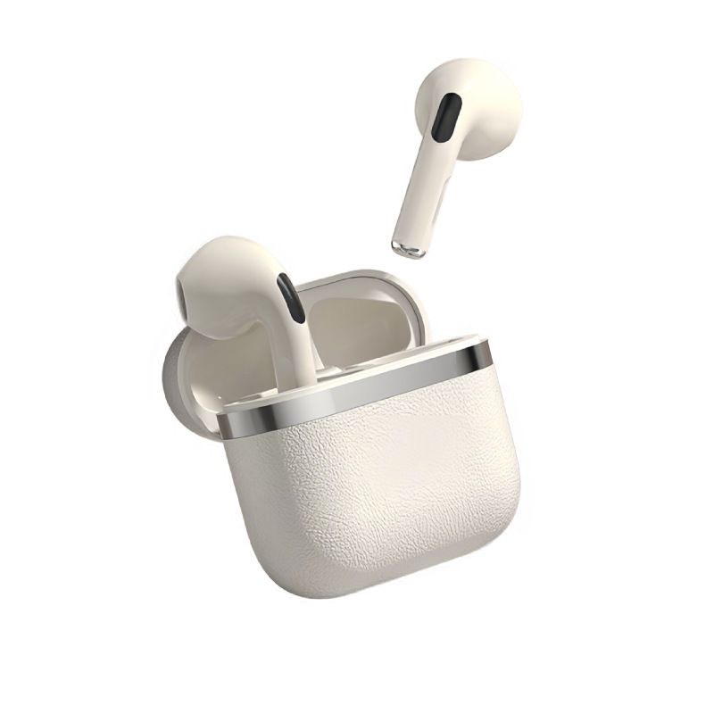 Nuevos auriculares Bluetooth transfronterizos D4 auriculares inalámbricos estereoscópicos auriculares Bluetooth de textura de cuero deportivos de larga duración