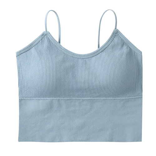 Kakamei back vest women's outer wear with padded tops to wrap breasts and base net red summer tube top with small suspenders and breathable inner