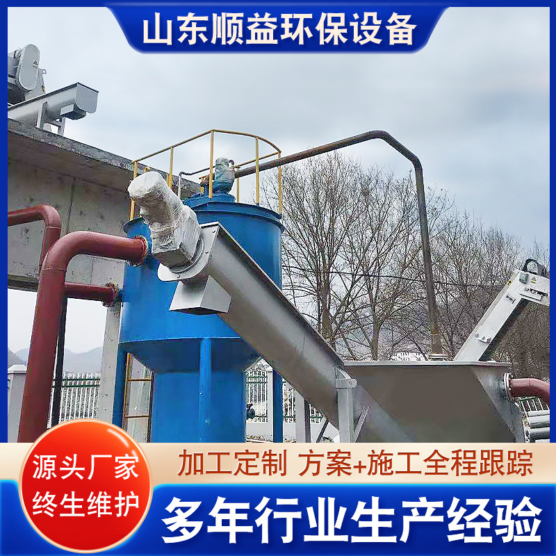 全自动旋流除砂器沉砂器 砂水分离机螺旋式捞砂机 井水离心沉砂器