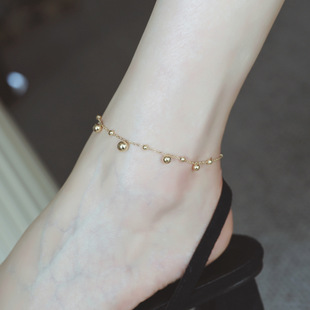 Universal sophisticated fashionable jewelry stainless steel, beaded bracelet, french style, simple and elegant design, does not fade 7