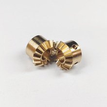 1模数15齿轴孔6MM伞齿轮锥齿轮1:1黄铜金属90度直角传动其他