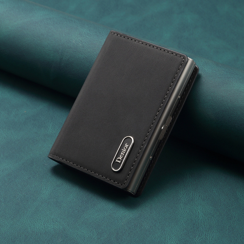 Denior Is Suitable for Apple and Samsung Mobile Phone Card Holders, Magsafe Magnetic Rfid Anti-Theft Card Holder Wallet Card Case