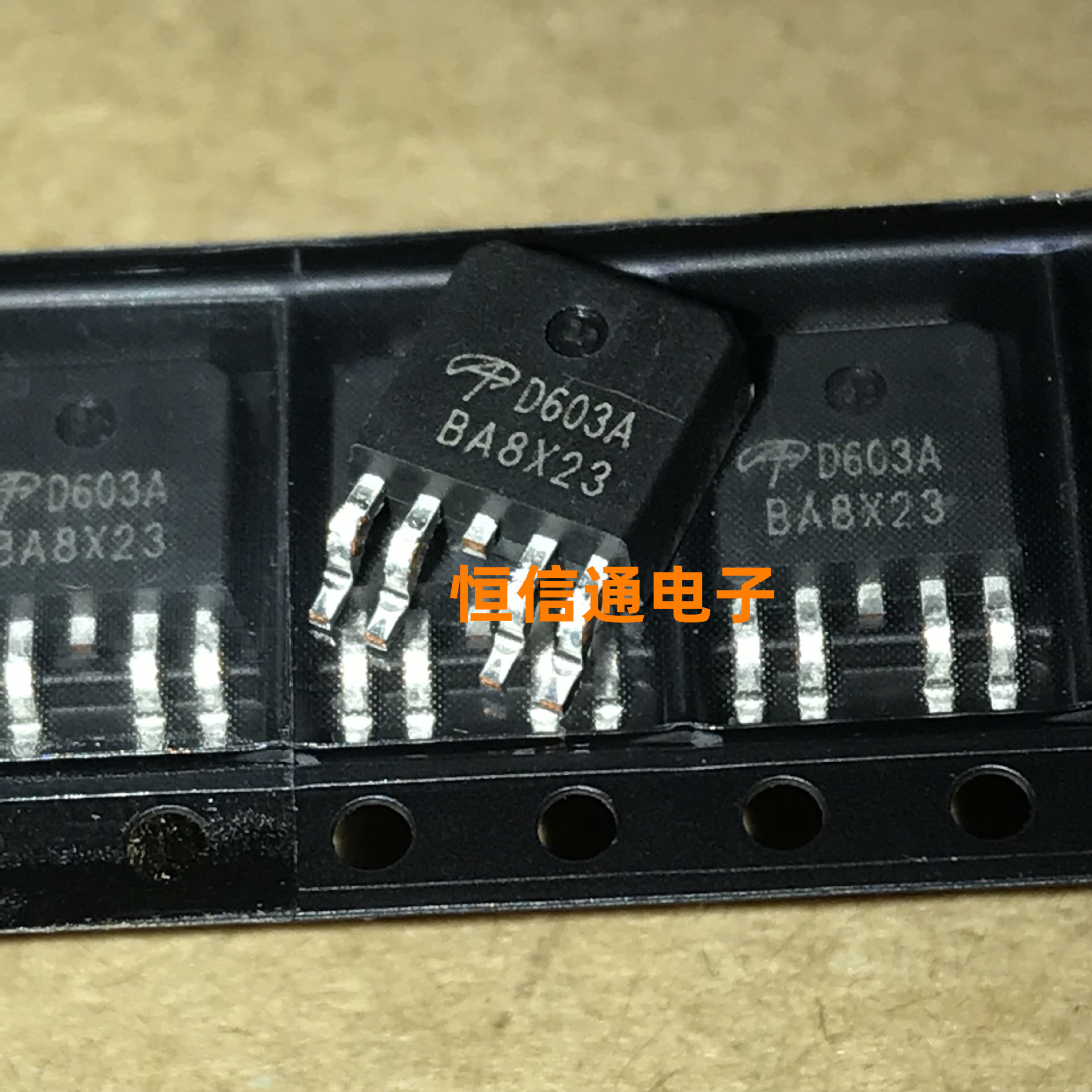 全新进口 AOD603A AOD603 TO-252-4N+P沟道60V12A MOS管 实图拍摄