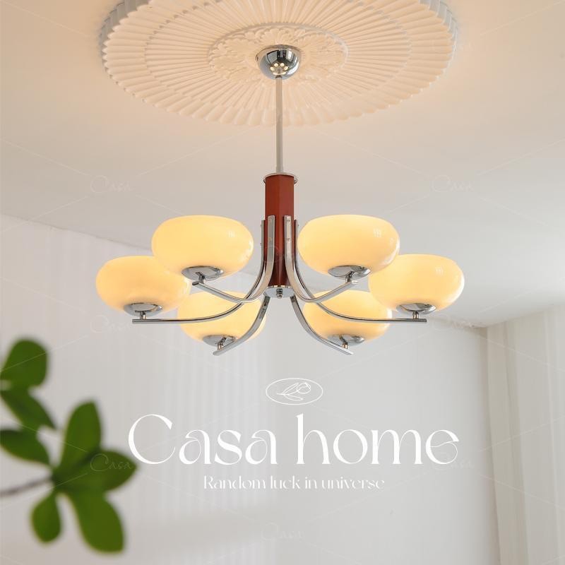 美拉德中古vintage包豪斯卧室吊灯美式复古餐厅书房客厅实木灯具