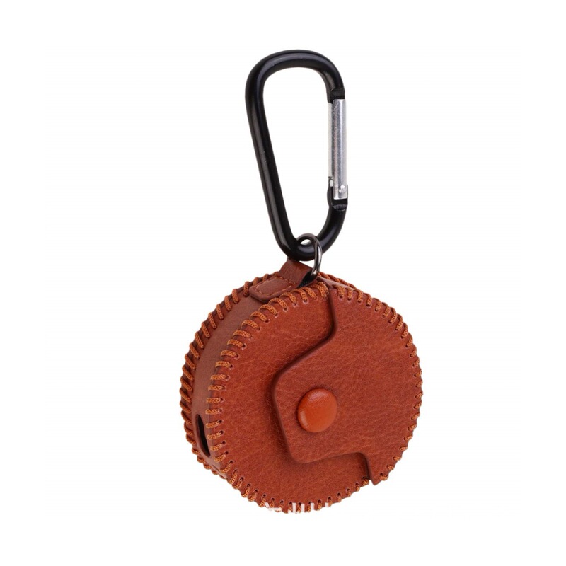 New round FreeBuds Pro2 earphone leather case handmade real belt hook buckle AirPods3 generation protective case New round FreeBuds Pro2 earphone leather case handmade real belt hook buckle AirPods3 generation protective case