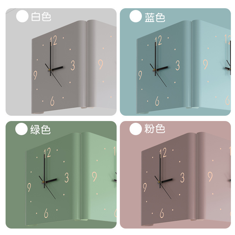 新しいシンプルなファッションは壁時計のアイデアを貼ります。
