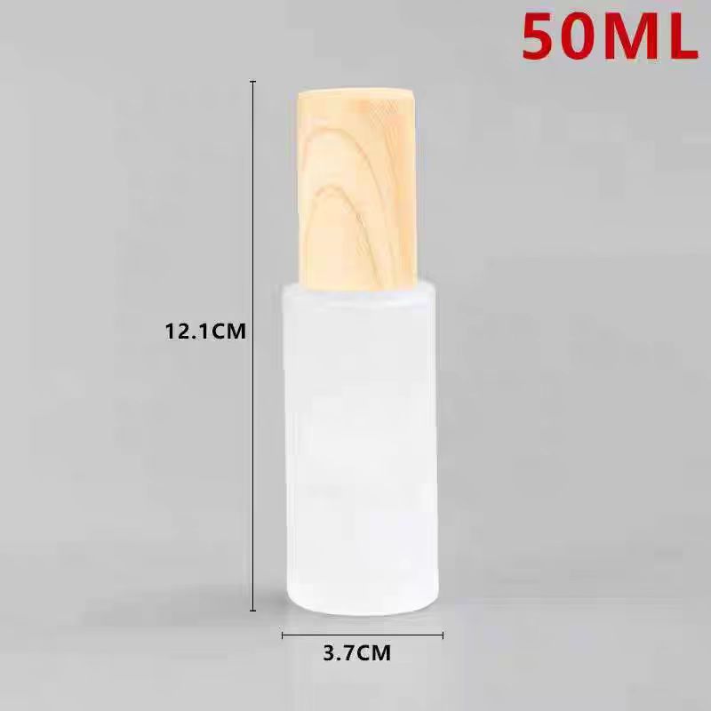 Botella de aerosol de botella de emulsión de vidrio 20ml - 120ml presiona botella dividida botella de vidrio cosmético mate image 16