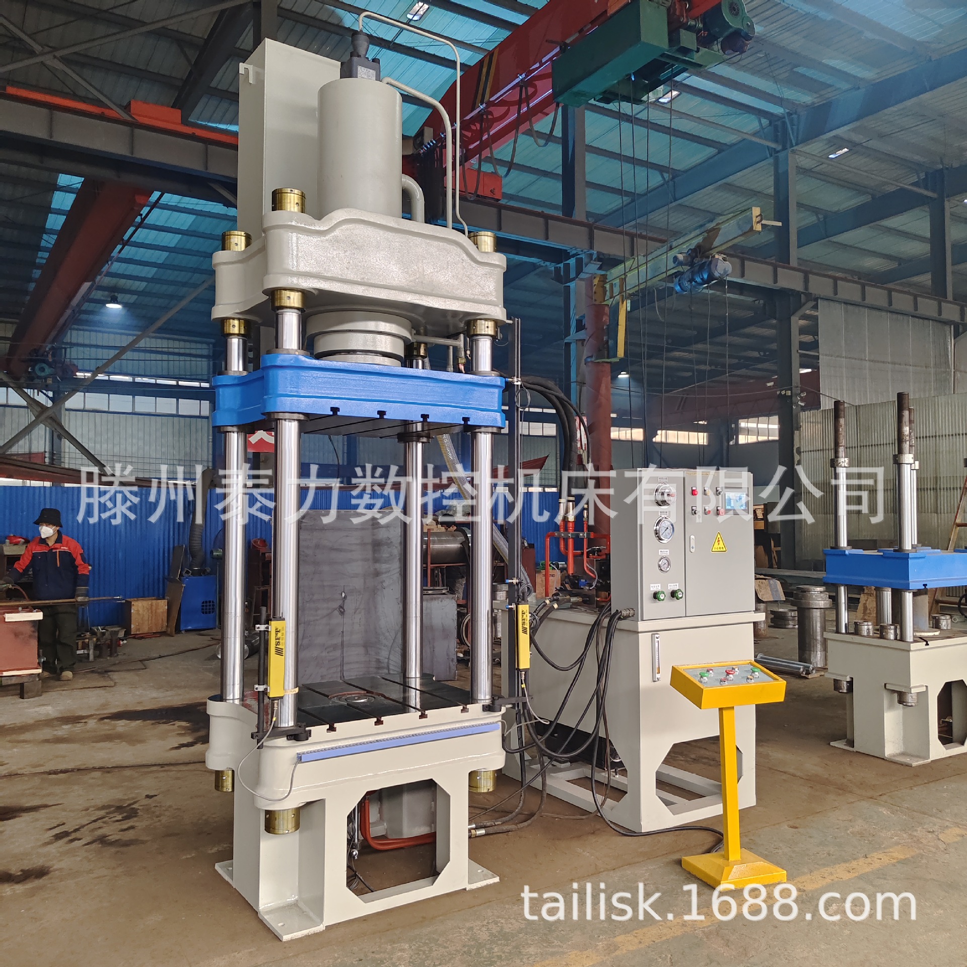 泰力100吨160吨小型茶饼 铁屑饼 榨油机成型油压机定制厂家直销