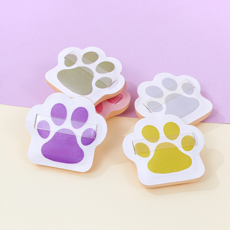 Fábrica personalizada de polvo de garra de gato 100 puntos de algodón seco húmedo líquido de base de maquillaje esponja impresión logotipo