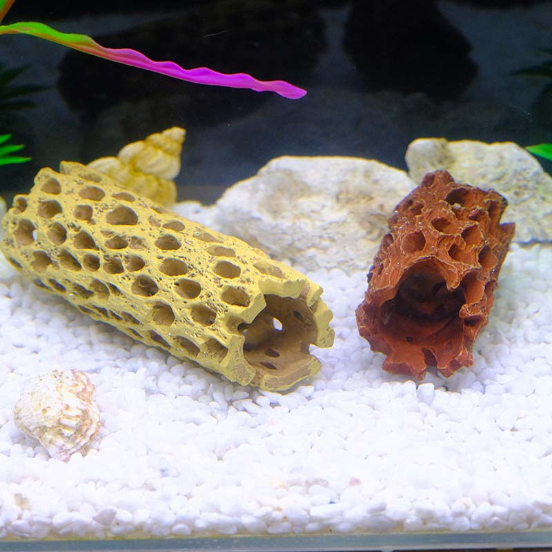 Artesanías de decoración de acuarios, enmalina, resina de madera de Penang, casa de camarones, pecera, tienda de peces y camarones, fábrica de juegos, casa de nidos de camarones al por mayor