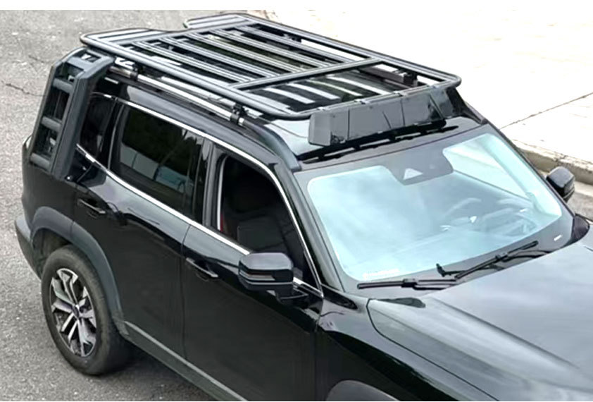 Suitable for Haval Big Dog Car Roof Luggage Rack Platform, Special Aluminum Alloy Roof Ladder, Side Tent Expansion, Off-Road Modification