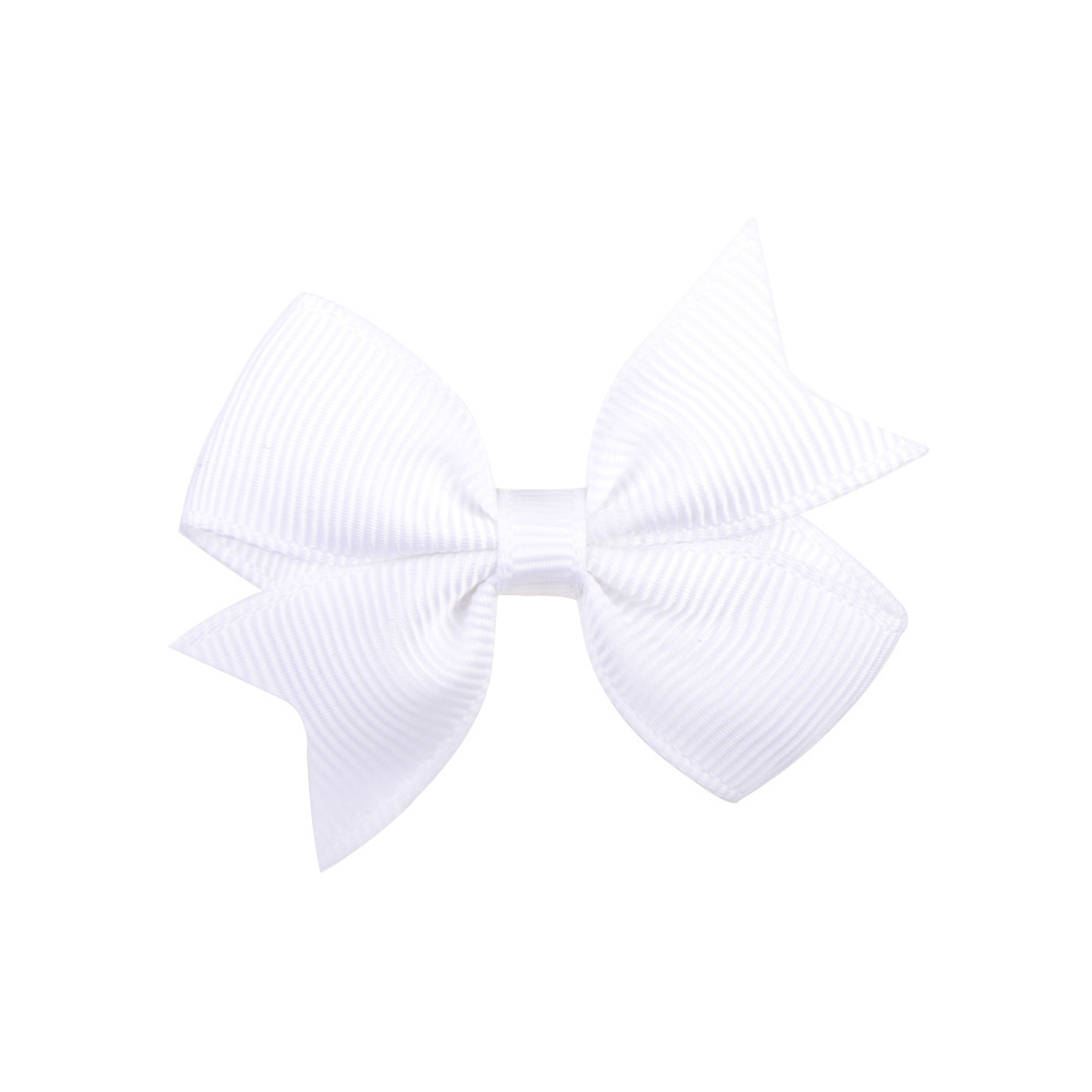 New Baby Hair Accessories 2 Inches Solid Color Children's Bow Hairpin display picture 4