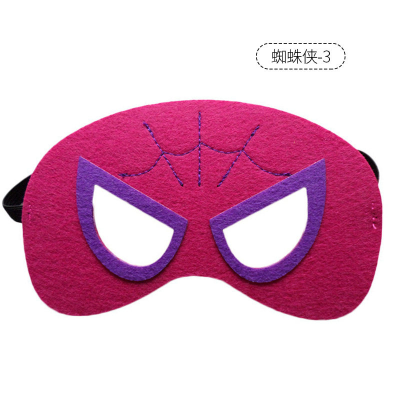 Creativa máscara de fieltro de Halloween máscara de ojos máscara de mascarada de Navidad niños máscara de anime de dibujos animados al por mayor