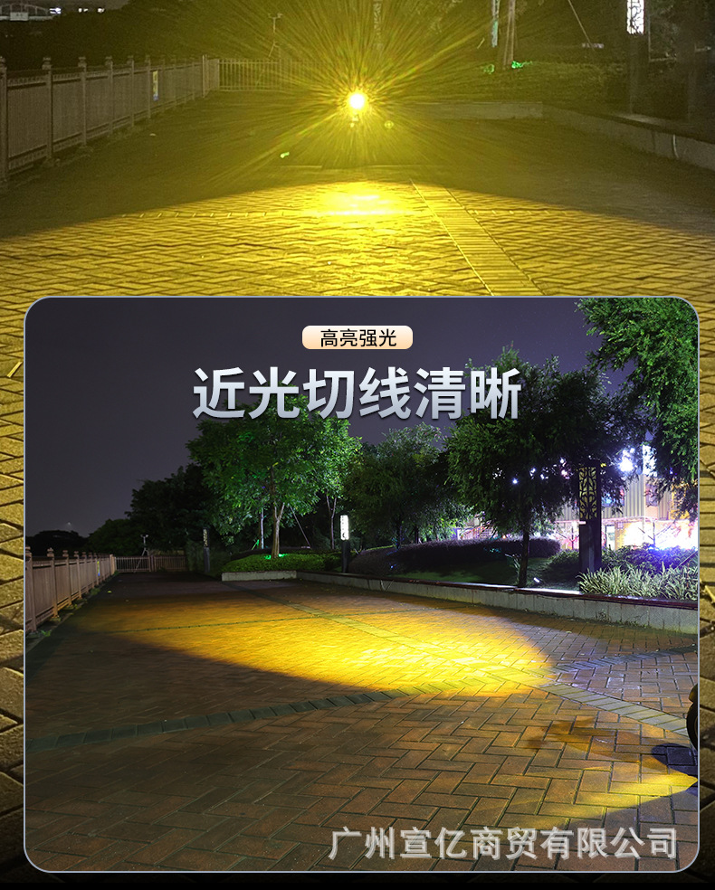 Motorcycle LED Headlight Super Bright Scooter Modified Lens