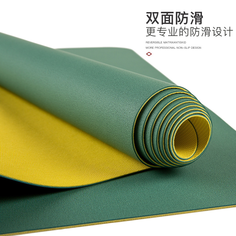 1.5mm natural rubber yoga mat foldable portable professional non-slip fitness tyrant Mat high solid coconut thin