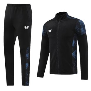 2023 new style table tennis clothing autumn and winter sports clothing men and women winter long sleeve quick-drying sports suit coat