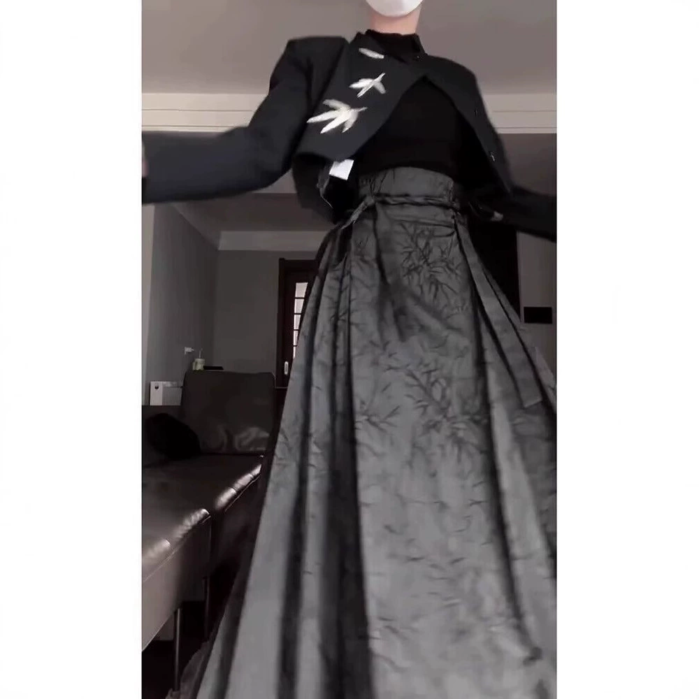 Spring Hanfu, set, Chinese style, plus size