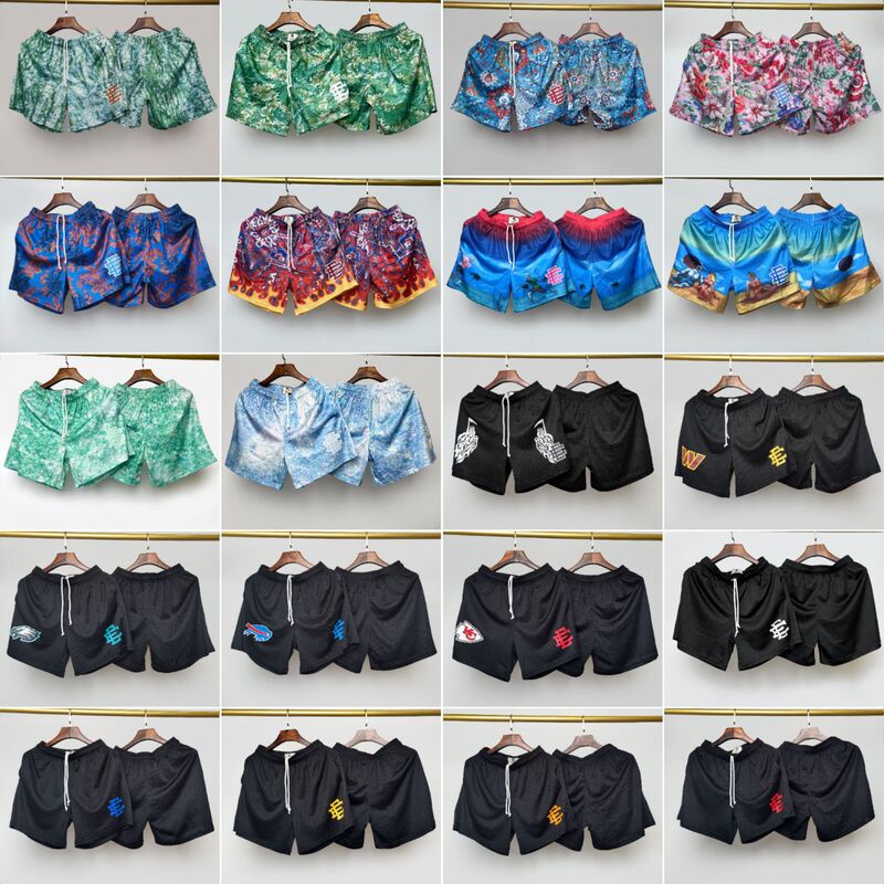 Eric Emanuel European and American Trendy Brand Mesh Pants Ee American Shorts Breathable Basketball Sports Pants Quick-Drying Beach Pants Summer