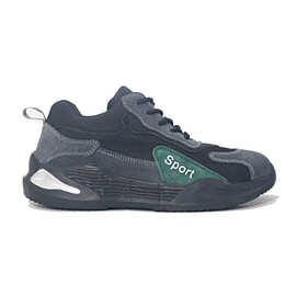 翻毛皮劳保鞋耐穿冷粘印刷工艺轻便EVA舒适底防砸防刺safetyshoes