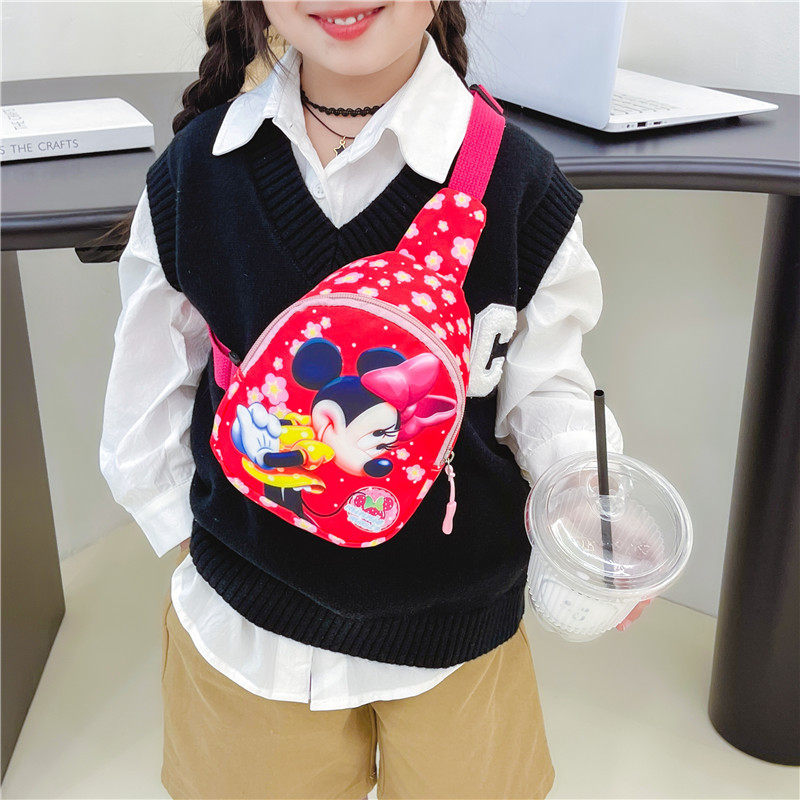 2023 nueva moda Oso de dibujos animados bolsa kindergarten niños crossbody pequeña mochila y niñas monedero ocasional