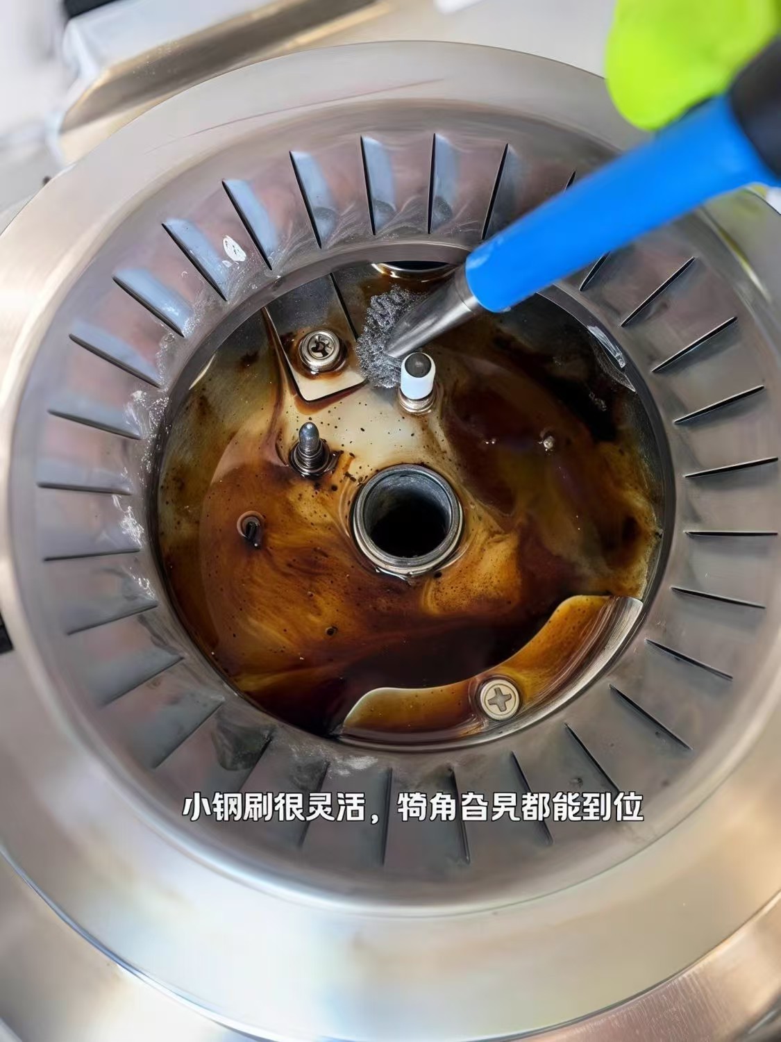 灶台钢丝刷燃气灶清洁刷厨房煤气灶小钢刷强力去污无死角缝隙刷子