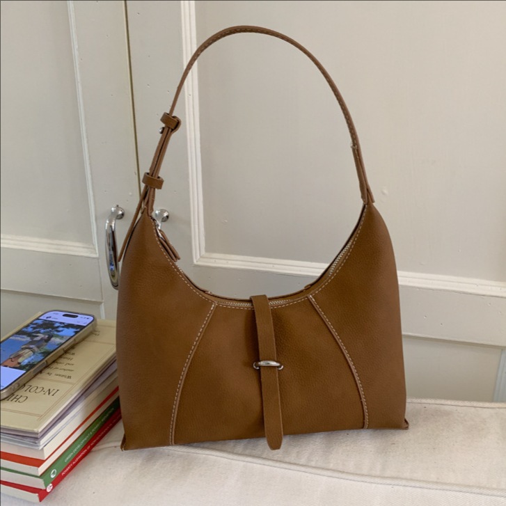 Bolsos retro transfronterizos tendencia bolsos de brazo mujeres otoño / invierno 2025 nuevo estilo de moda bolsos de hombro bolsos de transporte