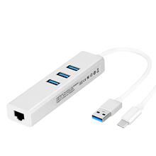 ���S���lUSB3.0ǧ���о��W�� type-c�DRJ45�W�� һ��4��HUB�־���