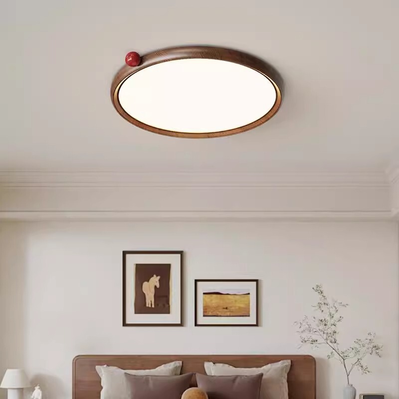 French Middle Style Bedroom Ceiling Lamp Simple Full Spectrum Eye Protection Round Cream Style Home Study Atmosphere Lamps French Middle Style Bedroom Ceiling Lamp Simple Full Spectrum Eye Protection Round Cream Style Home Study Atmosphere Lamps