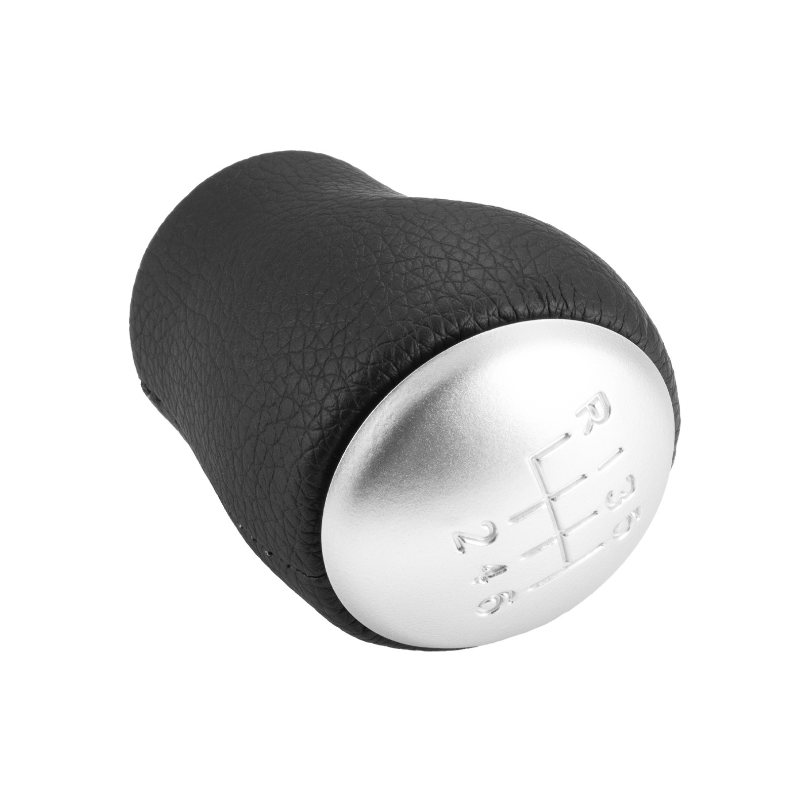 Suitable for Nissan Qashqai 6-speed leather-wrapped gear shift knob, Nissan car manual transmission gear shift knob accessories