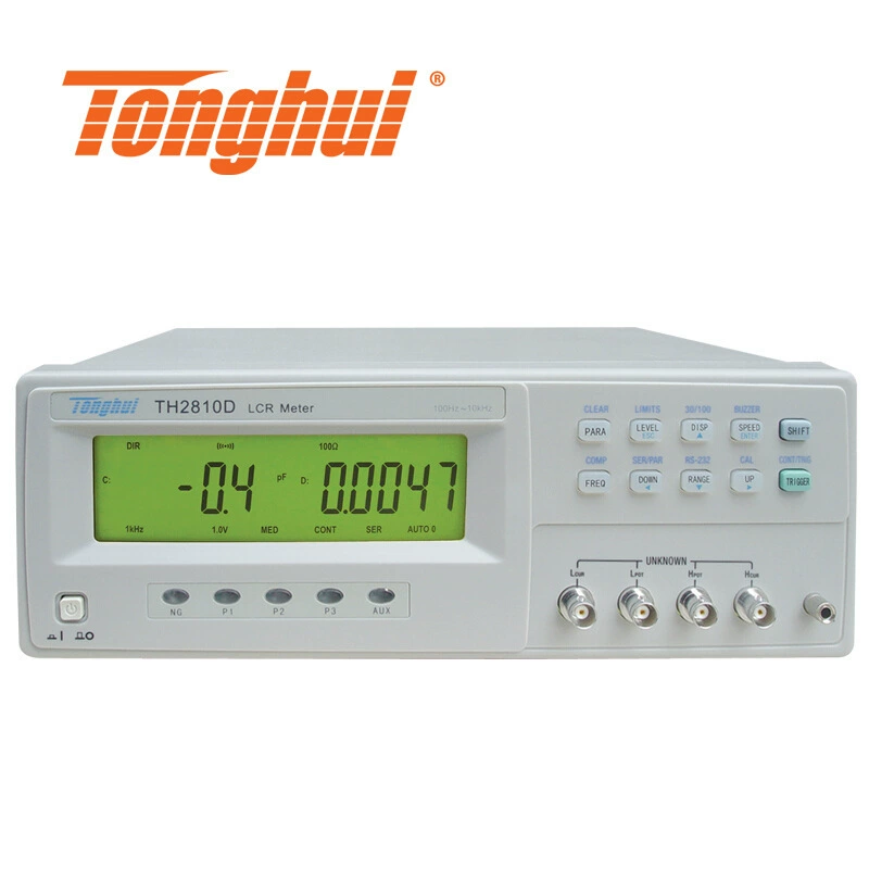 Официальный Tonghui TH2810D/TH2811D/TL2812D высокая точность LCR цифровой мост тестер