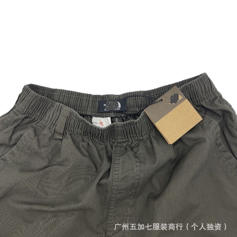 Factory Direct Sale Trendy Brand Casual Shorts for Men, Summer Thin Cotton Loose Cargo Pants, Breathable North Face Home Pants