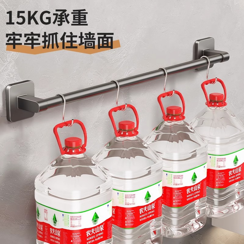 Toallero de Barra Única de Pared de Aleación de Aluminio para Baño