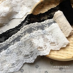 Clothing DIY lace clothing home textiles accessories net fabric embroidery cotton thread 7.6 cm wide