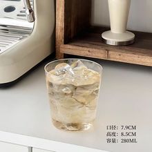 简约超薄玻璃杯水杯子特调鸡尾酒杯长饮杯柯林杯美式咖啡杯饮料杯