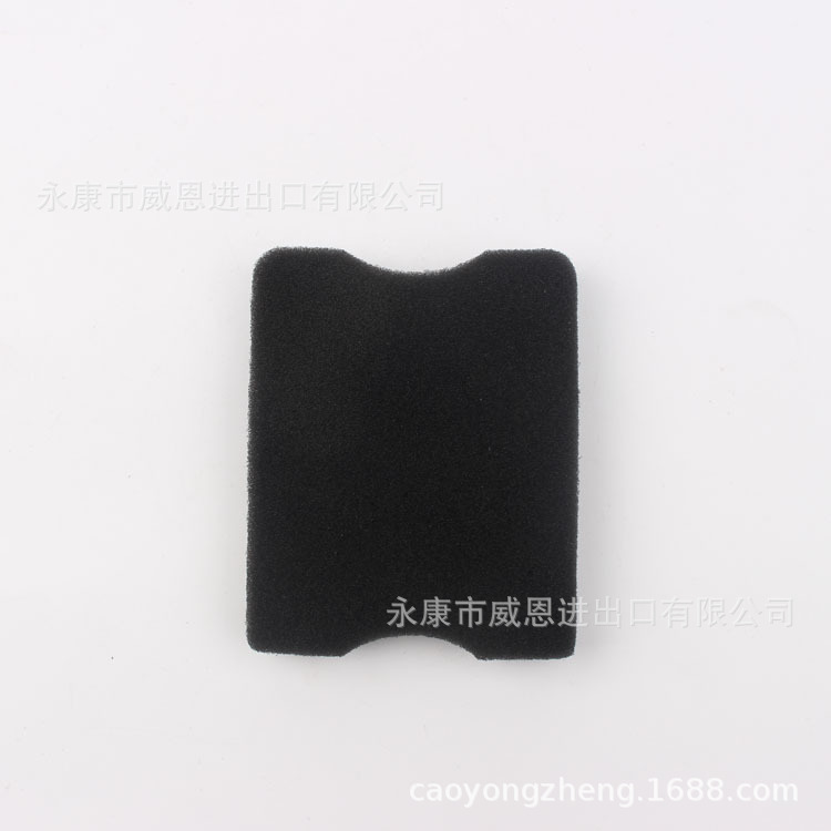 割草机空滤器芯海绵40-5空滤器海绵（B款，方形）