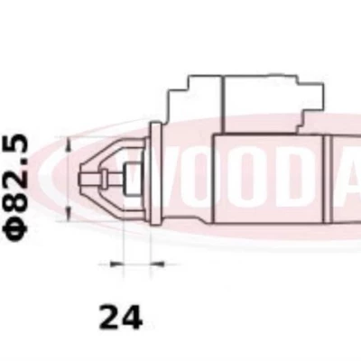 Starter and accessories AZJ3109 starter motor