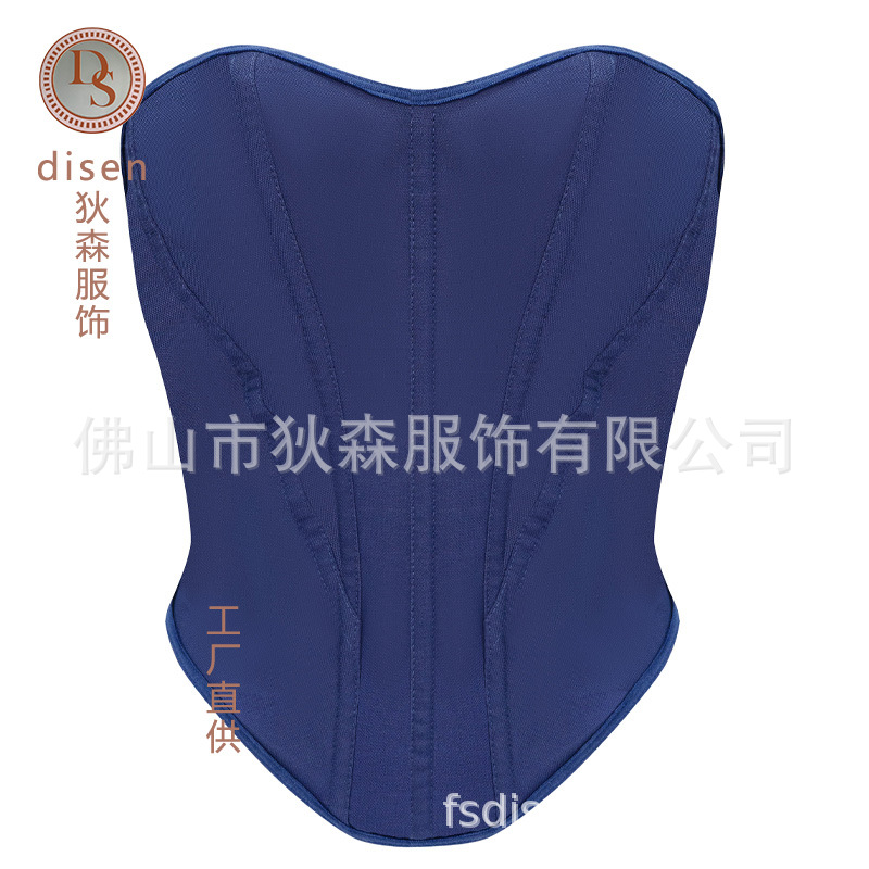 El nuevo sujetador de espina de pescado de palacio europeo y americano, las mujeres usan una chica sexy, la cintura es delgada, la parte superior del tubo para moldear el cuerpo